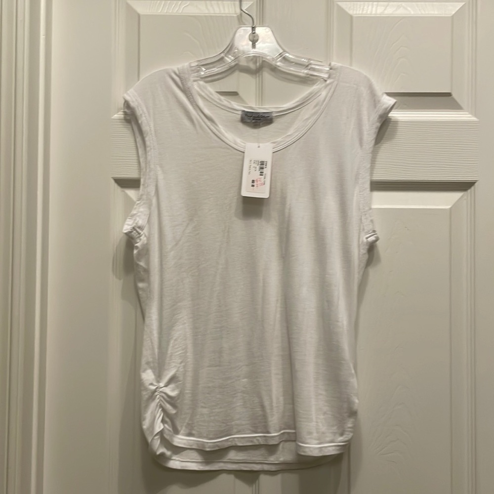 New Michael Stars Evereve Medium White April Muscle Tank